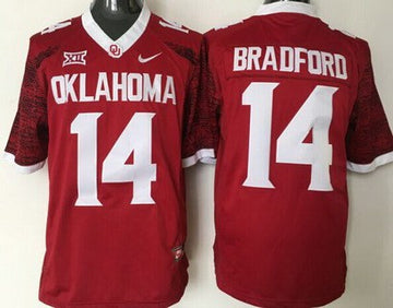 Sam Bradford Oklahoma Sooners red Limited jersey