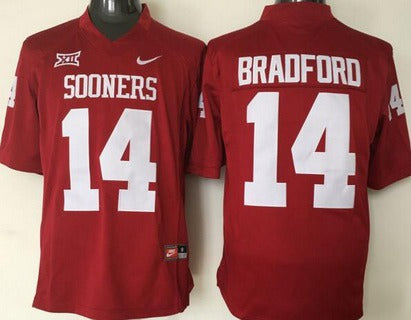 Sam Bradford Oklahoma Sooners red jersey