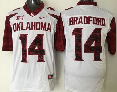 Sam Bradford Oklahoma Sooners white Limited jersey
