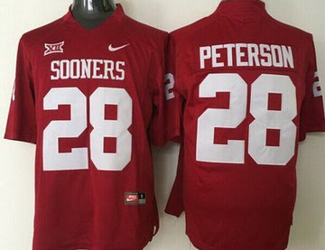 Adrian Peterson Oklahoma Sooners red jersey