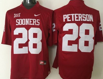 Adrian Peterson Oklahoma Sooners red jersey
