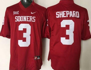Sterling Shepard Oklahoma Sooners red jersey