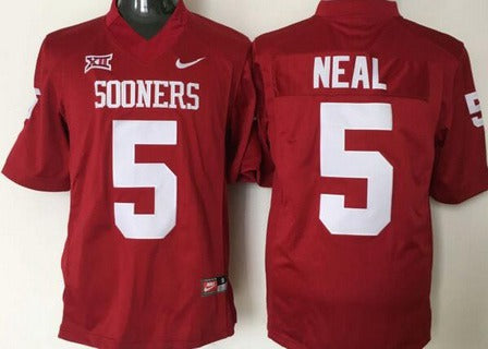 Durron Neal Oklahoma Sooners red jersey