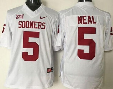 Durron Neal Oklahoma Sooners white jersey