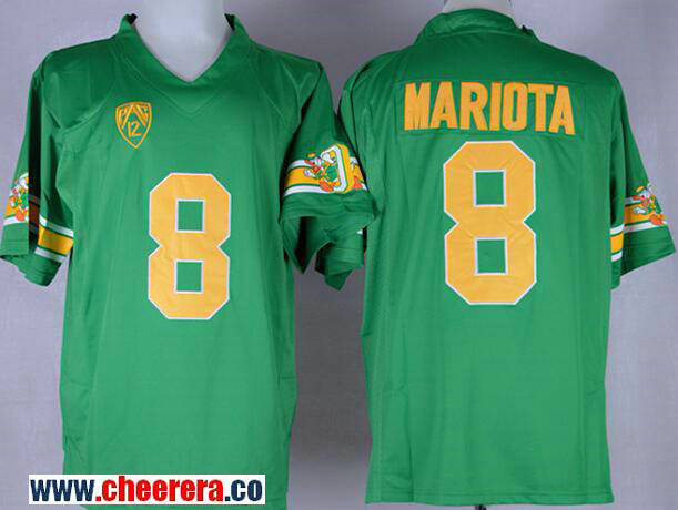Marcus Mariota Oregon Ducks green Throwback jersey