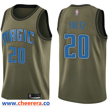 Markelle Fultz Orlando Magic green Salute To Service jersey