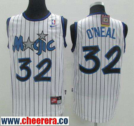 Shaquille O'neal Orlando Magic white jersey