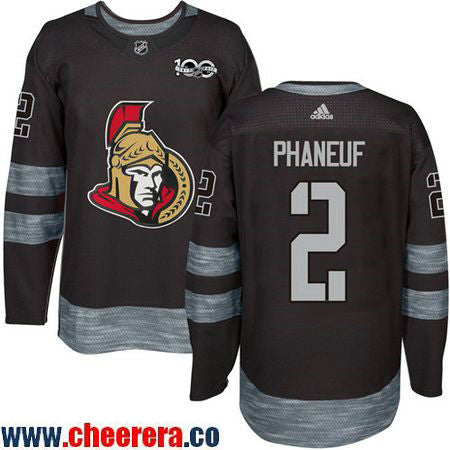 Dion Phaneuf Ottawa Senators black jersey