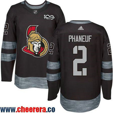 Dion Phaneuf Ottawa Senators black jersey
