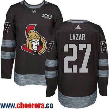Curtis Lazar Ottawa Senators black jersey