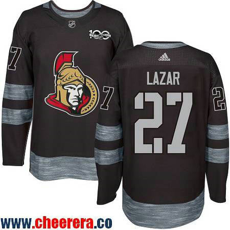 Curtis Lazar Ottawa Senators black jersey