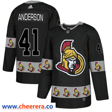 Craig Anderson Ottawa Senators black Fashion jersey