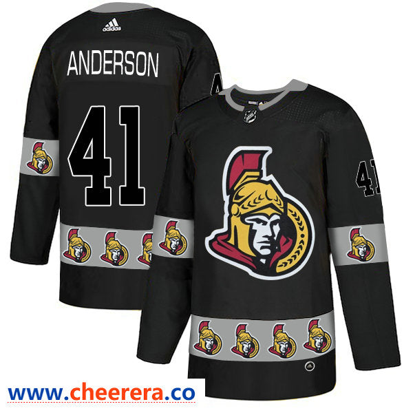 Craig Anderson Ottawa Senators black Fashion jersey