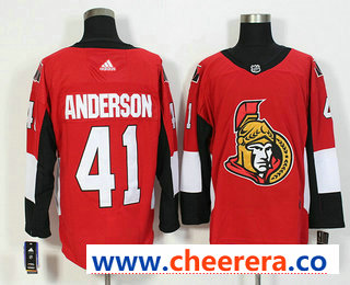Craig Anderson Ottawa Senators red Home jersey