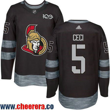 Cody Ceci Ottawa Senators black jersey