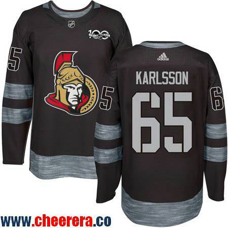 Erik Karlsson Ottawa Senators black jersey