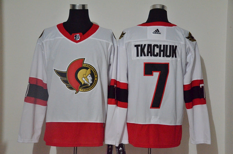 Brady Tkachuk Ottawa Senators white Reverse Retro jersey
