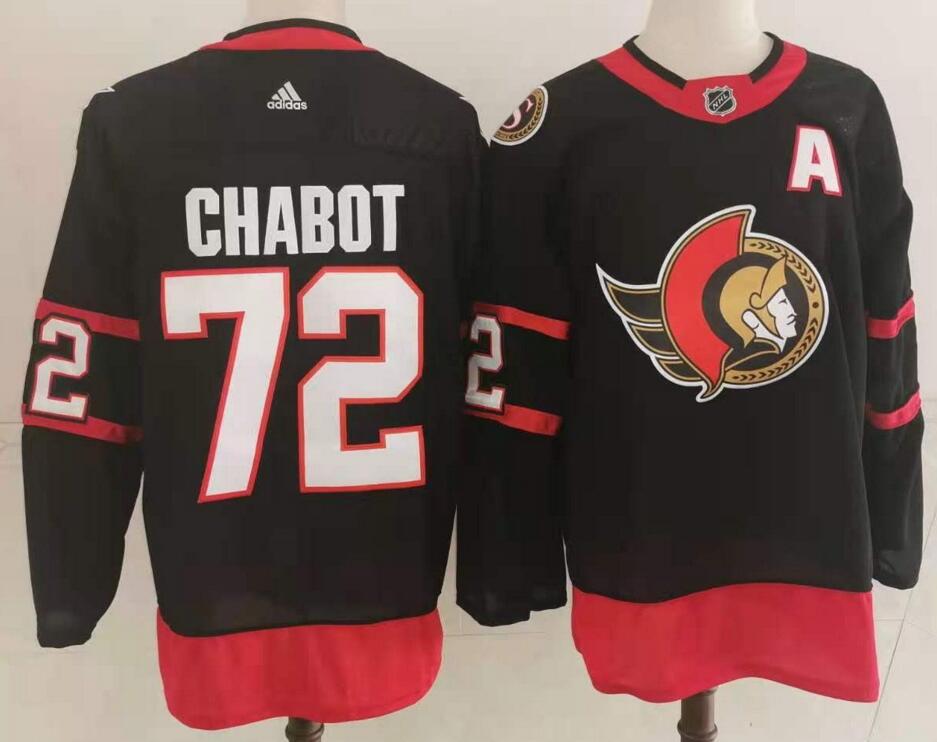 Thomas Chabot Ottawa Senators black jersey