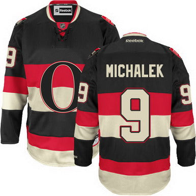 Milan Michalek Ottawa Senators black Third jersey