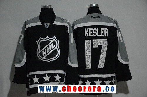 Pacific Division Ryan Kesler Reebok Anaheim Ducks black All-Star jersey