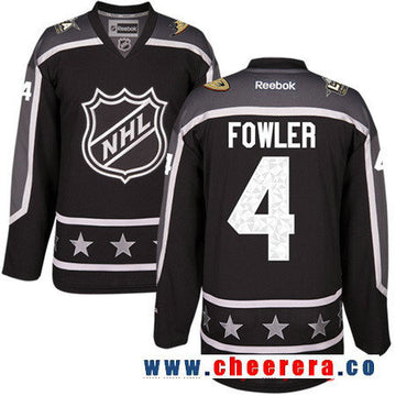 Pacific Division Cam Fowler Reebok Anaheim Ducks black All-Star jersey