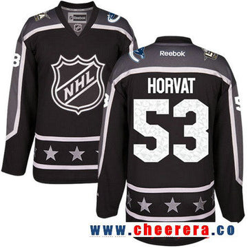 Pacific Division Bo Horvat Reebok Vancouver Canucks black All-Star jersey