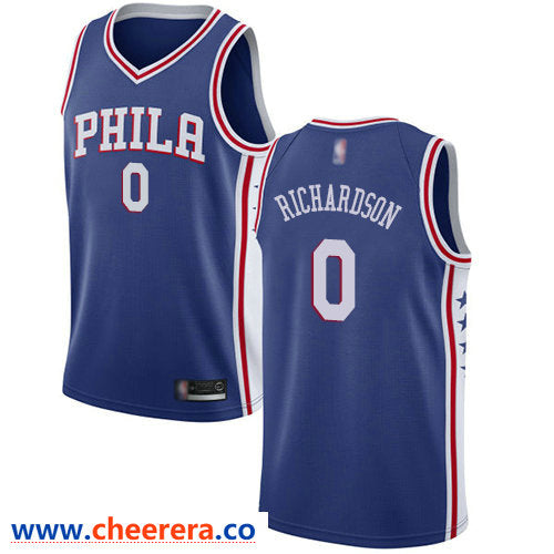 Josh Richardson Philadelphia 76ers blue jersey