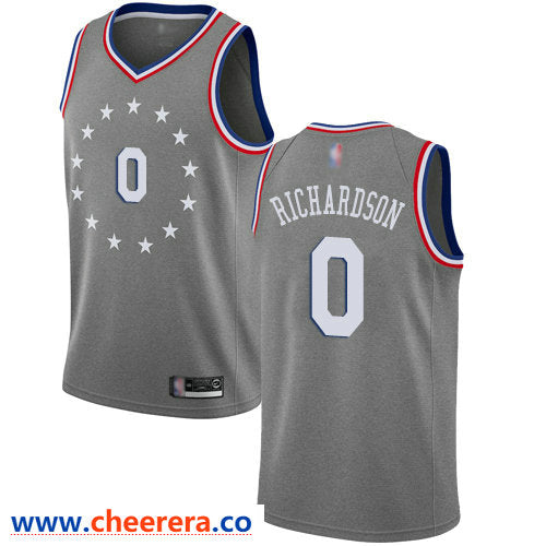 Josh Richardson Philadelphia 76ers gray jersey