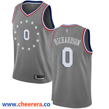 Josh Richardson Philadelphia 76ers gray jersey