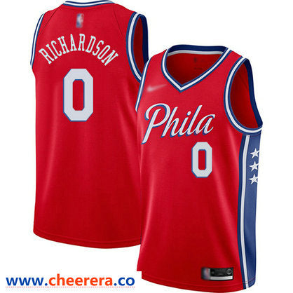 Josh Richardson Philadelphia 76ers red jersey