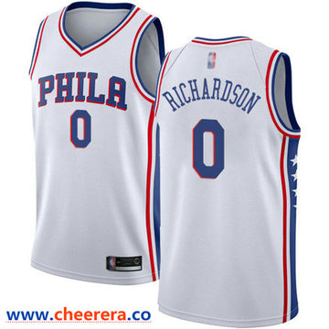 Josh Richardson Philadelphia 76ers white jersey