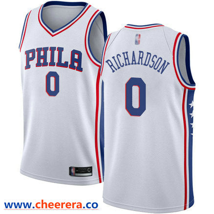 Josh Richardson Philadelphia 76ers white jersey