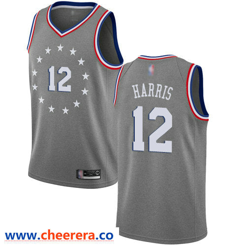 Tobias Harris Philadelphia 76ers gray jersey