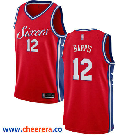 Tobias Harris Philadelphia 76ers red jersey