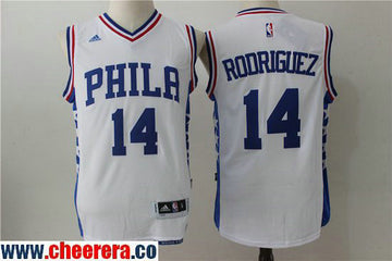 Sergio Rodriguez New Philadelphia 76ers white jersey