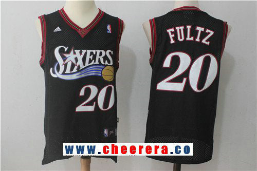 Markelle Fultz Philadelphia 76ers black Retro jersey