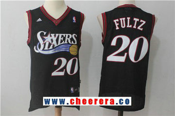 Markelle Fultz Philadelphia 76ers black Retro jersey