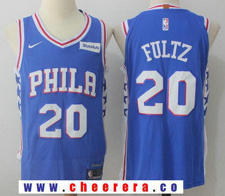 Markelle Fultz Philadelphia 76ers royal jersey