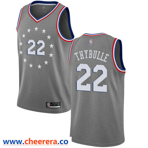 Mattise Thybulle Philadelphia 76ers gray jersey