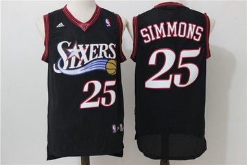 Ben Simmons Philadelphia 76ers black Retro jersey