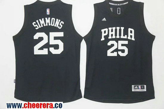 Ben Simmons Philadelphia 76ers black jersey