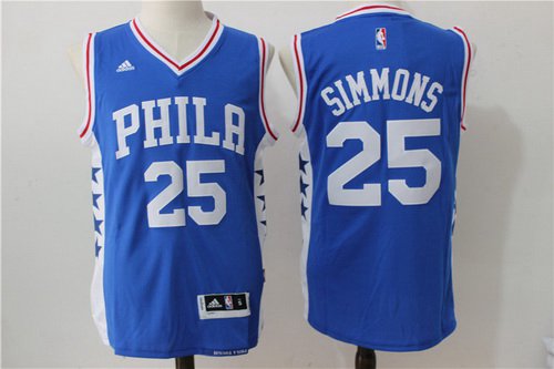Ben Simmons Philadelphia 76ers blue jersey