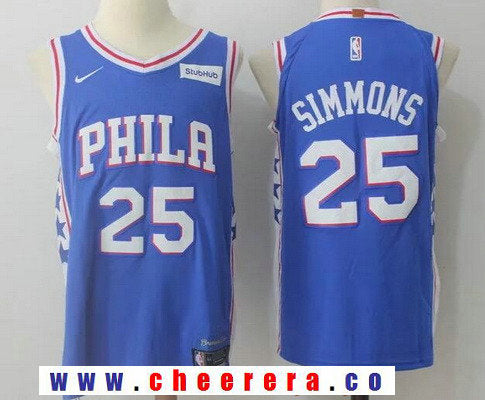 Ben Simmons Philadelphia 76ers royal jersey