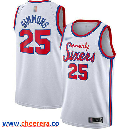 Ben Simmons Philadelphia 76ers white jersey