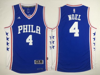 Nerlens Noel Revolution Philadelphia 76ers blue jersey