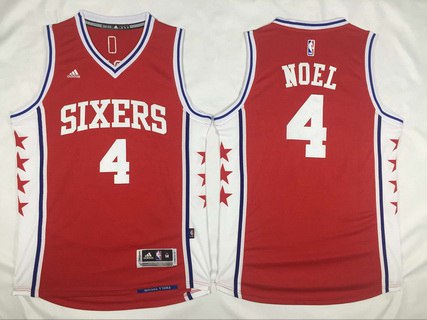 Nerlens Noel Revolution Philadelphia 76ers red jersey