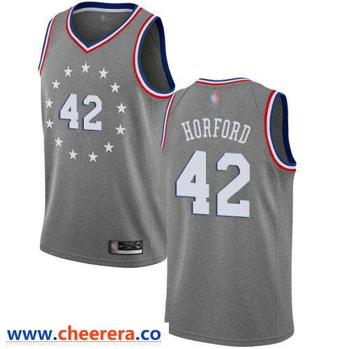 Al Horford Philadelphia 76ers gray jersey