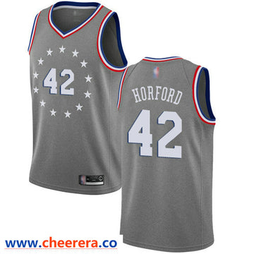 Al Horford Philadelphia 76ers gray jersey