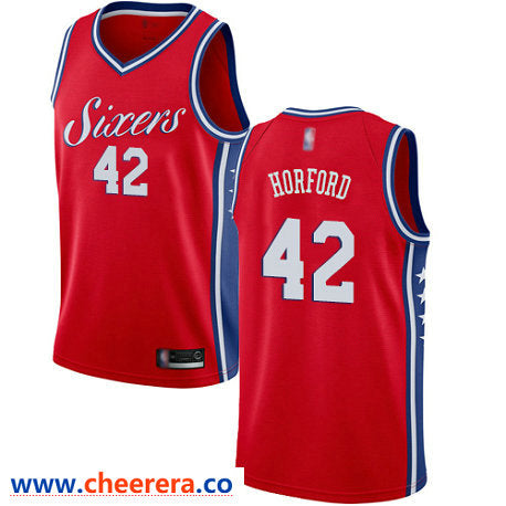 Al Horford Philadelphia 76ers red jersey