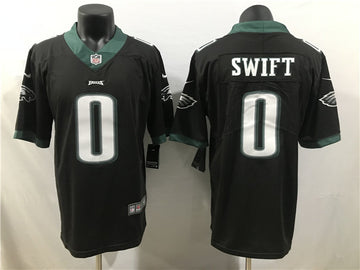 D'Andre Swift Philadelphia Eagles black Vapor jersey